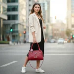 Bolso Genérico Mujer Asa Manos Libres Ajustable - Image 3