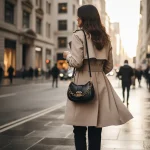 Bolso De Cuero Cadena Para Mujer - Negro, Dama - Image 3