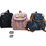 Morral Tipo Tula Casual para Mujer con Detalle de Moño y Flecos