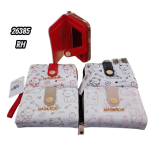 Billetera Organizadora para Mujer Diseño de Gatitos con Broche Dorado