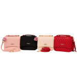 Bolso Bandolera Dama Elegante Monaco Couture Con Manija Y Correa Removible