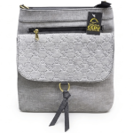 Bolso Bandolera / Manos Libres con Solapa Texturizada y Detalle de Borla - Ref. 1724 RN