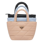 Bolso de Mano Acolchado en Piel - Colección en Capas