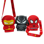 Bolso Manos Libres Infantil de Silicona de Superhéroes con Correa Ajustable