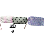 Cosmetiquera y Cartuchera Estampada con Diseño de Corazones y Manija - Ref. 2522 O - Image 2