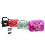 * Mini Bolso Tipo Jelly Acolchado con Cierre Giratorio y Detalles de Perlas - Ref. 2757 EN - Image 2