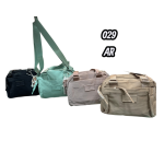 * Bolso Bandolera Casual de Nylon con Bolsillo Frontal y Parche "Fashion and Life" - Ref. 029 AR - Image 2