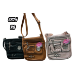 * Bolso Bandolera de Cuero Sintético con Múltiples Bolsillos, Trenzado Frontal y Logo "OH" - Ref. 3826 RO - Image 2