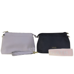 Bolso Manos Libres de Cuero Sintético con Doble Correa y Bolsillo Frontal